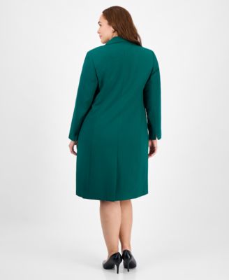 Plus Size Sleeveless Sheath 2 Piece Dress Suit