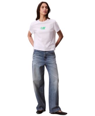 Calvin Klein Jeans - Women's Cotton Archive Logo T-Shirt