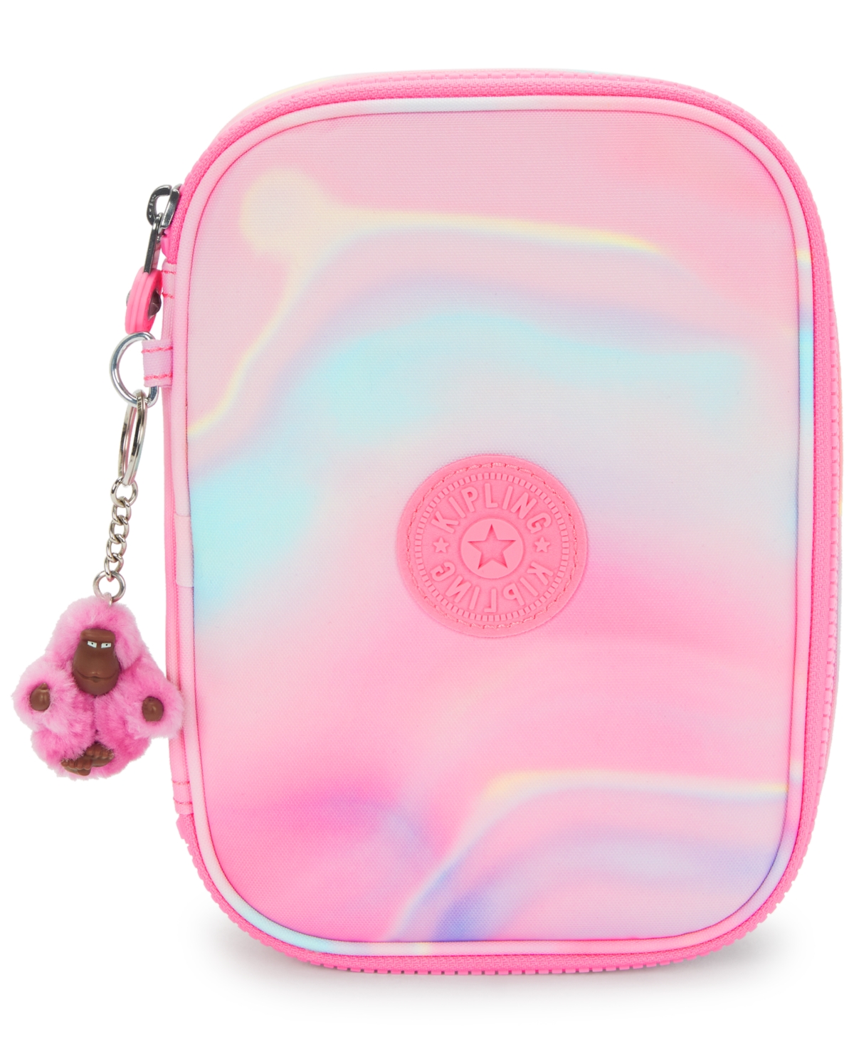 100 Pens Aqua Flowers Zippered Pen Case - Undersea Party