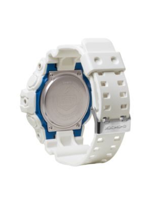 Men's White Resin Watch, 53.4mm
