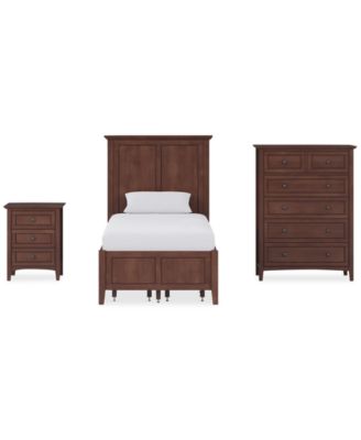Hedworth Twin Storage 3-Pc. Set (Bed, Chest & Nightstand)
