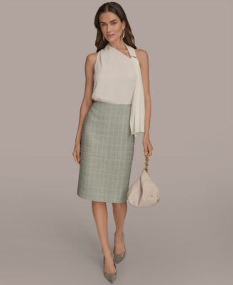 Women's Tweed Pencil Skirt