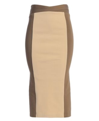 Celebration Colorblock Midi Skirt