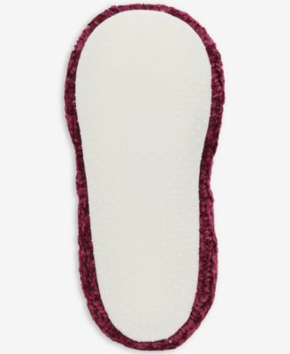Women's Cable Chenille Ped Slipper Socks, Created for Macy's