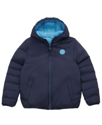 Little and Big Boys' Reversible Lightweight Puffer Jacket
