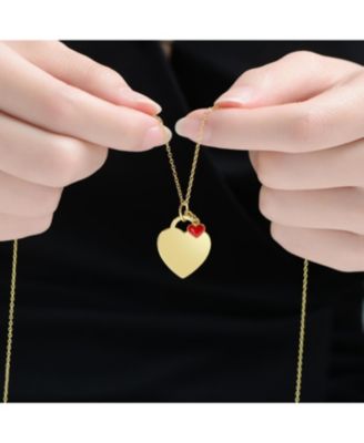 Modern Pendant Necklace with Cubic Zirconia