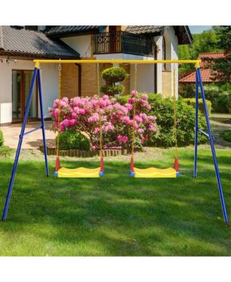 660 LBS Heavy-Duty Metal Swing Frame Extra Large Swing Stand for Kids and Adults