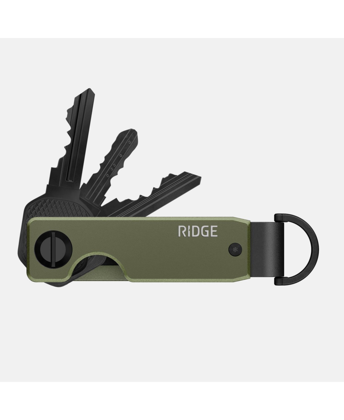 Men's Ridge Keycase - Matte Olive - Matte olive