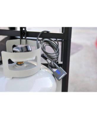 6ft x 1/4" Flexible Steel Loop Cable, Heavy Duty Vinyl Wrap for Corrosion Protection