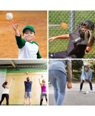 Reaction Ball, Field Training Ball, Agility Trainer for Baseball, Rubber Reaction Bounce Balls (Several Colors Available)