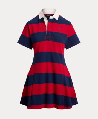 Women's Striped Cotton Jersey Rugby Dress