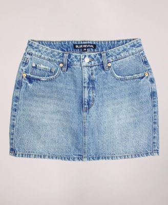 Women's On The Edge Denim Mini Skirt