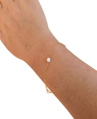 Freshwater Pearl Link Bracelet
