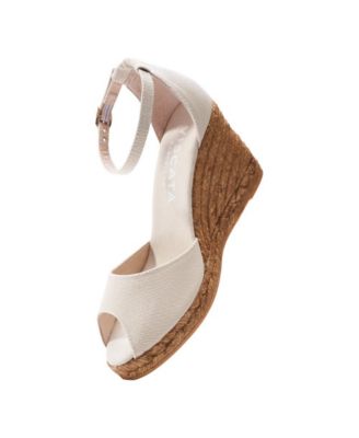 Aiguafreda Canvas Espadrille Sandal Wedges