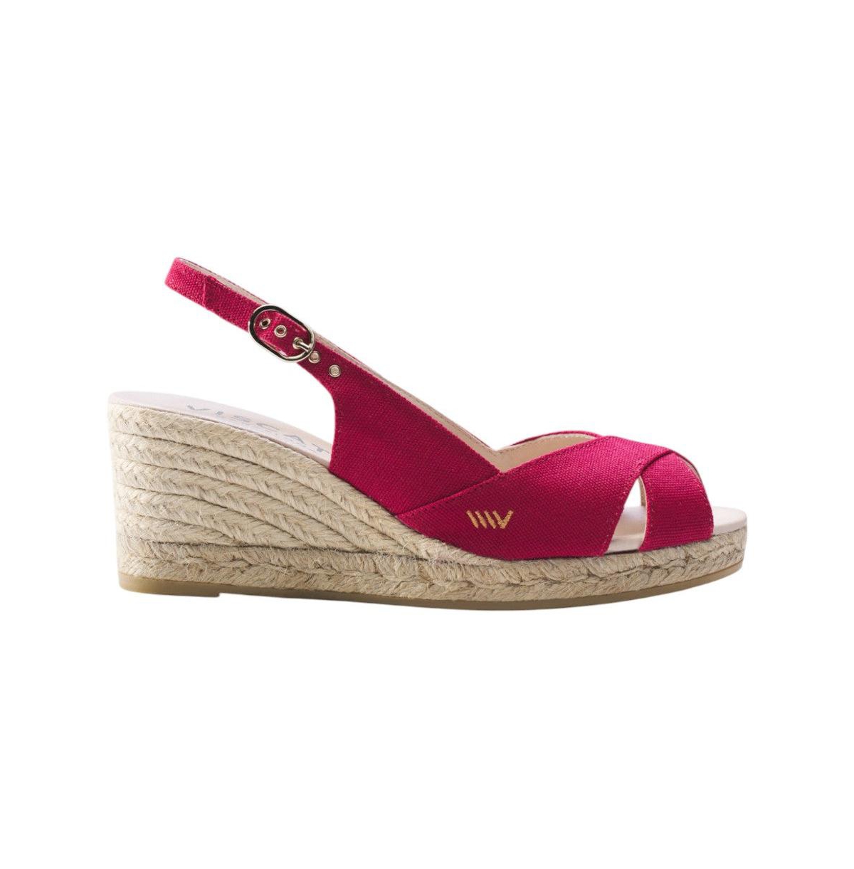 Llansa Limited Edition Canvas Espadrille Sandal Wedges - White