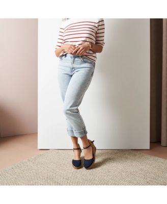 Satuna Canvas Espadrille Wedges