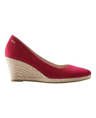 Roses Limited Edition Canvas V Cut Espadrille Wedges