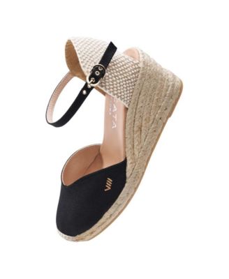 Reus Canvas Espadrille Wedges