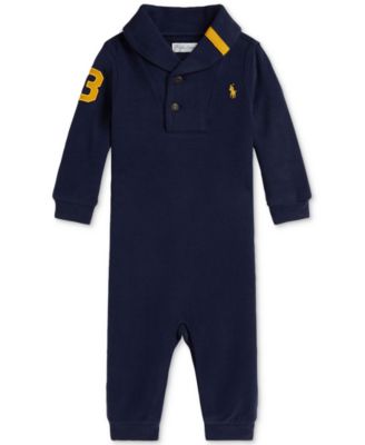 Polo Ralph Lauren - Baby Boys Rib-Knit Coverall