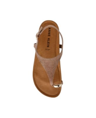 Women's Lola Toe Loop Footbed Flat Sandals