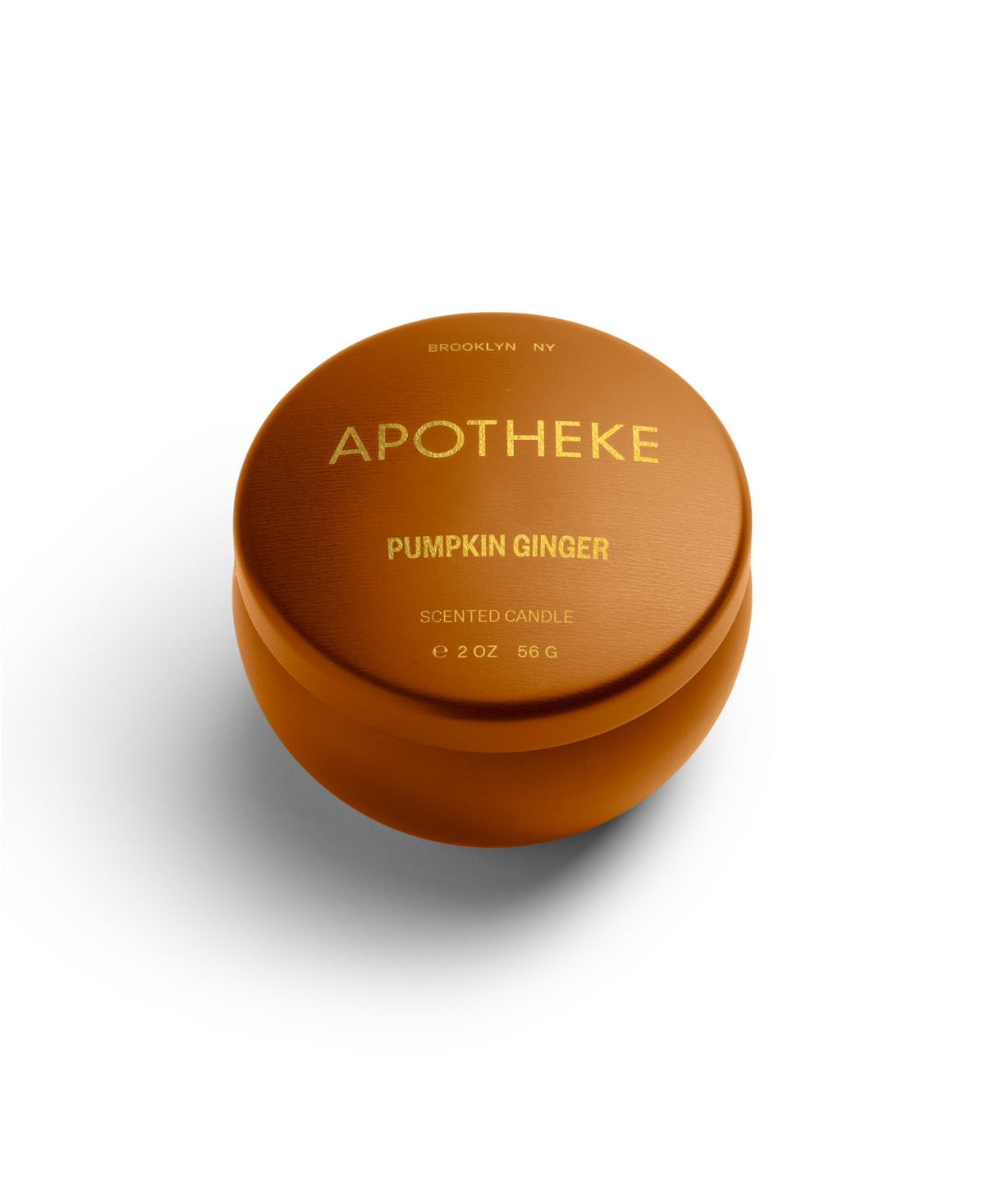 Free 2 oz. Pumpkin Ginger Mini Scented Candle Tin with any $46 Apotheke purchase - Pumpkin Ginger Mini Scented Candle Tin 2