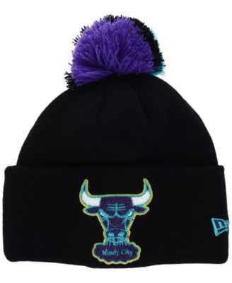 New Era - Chicago Bulls Aqua Hook Knit Hat