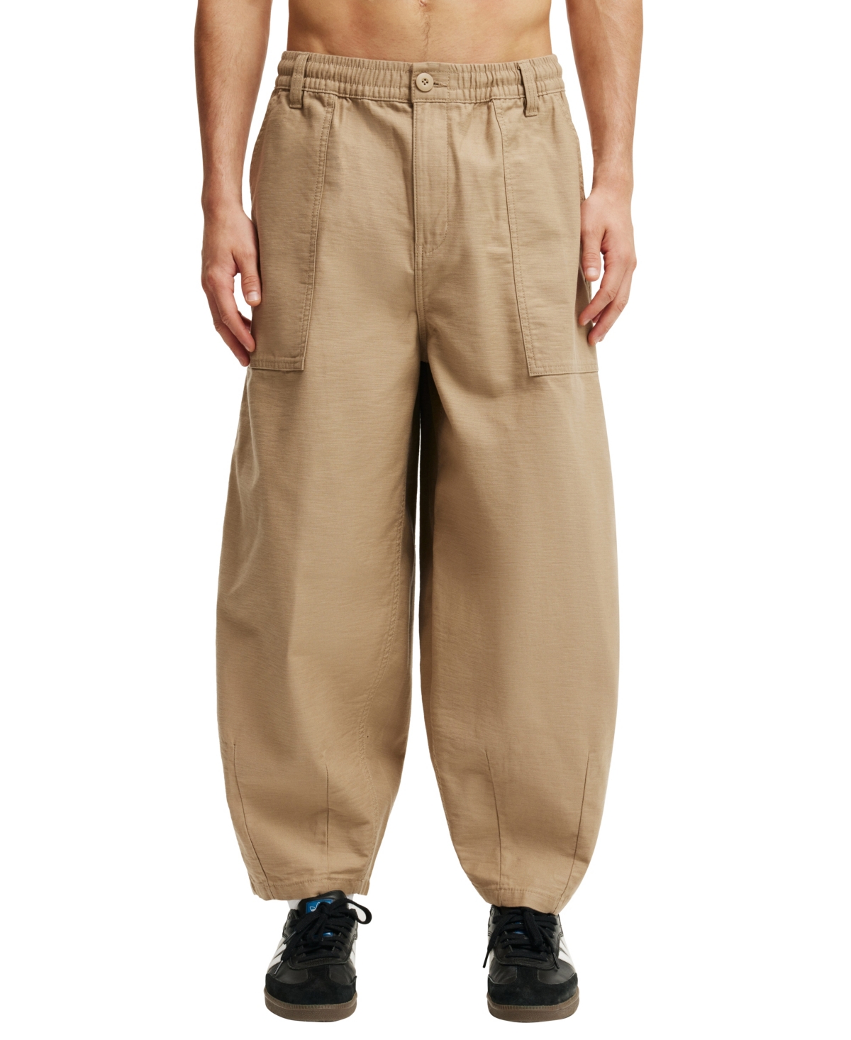 Men's Super Baggy Balloon Pants - Tan