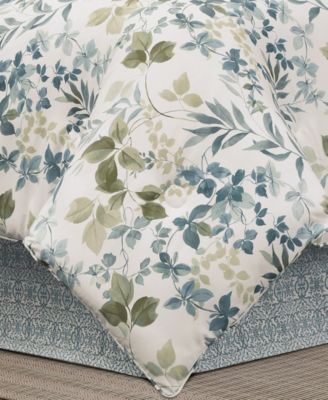 Evergreen Botanical Leaf 4-Pc. Comforter Set, California King