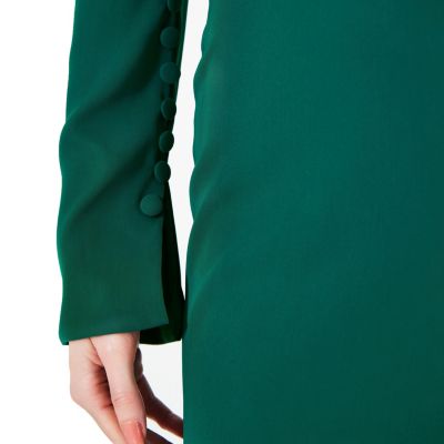 Women's Off-The-Shoulder Pleat Drape Gown