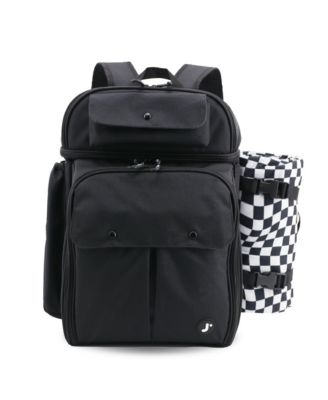 Picnic Backpack with Insulated Compartments & Picnic Mat