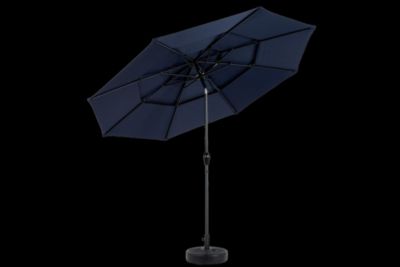 Outdoor Aluminium 10ft 3 Tier Auto-tilt Patio Umbrella
