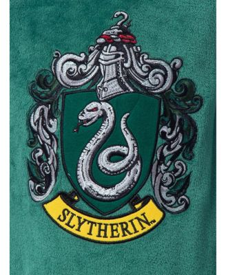 Girls Hogwarts Houses Crest Long-Sleeve Fleece Pajama Nightgown - All Houses