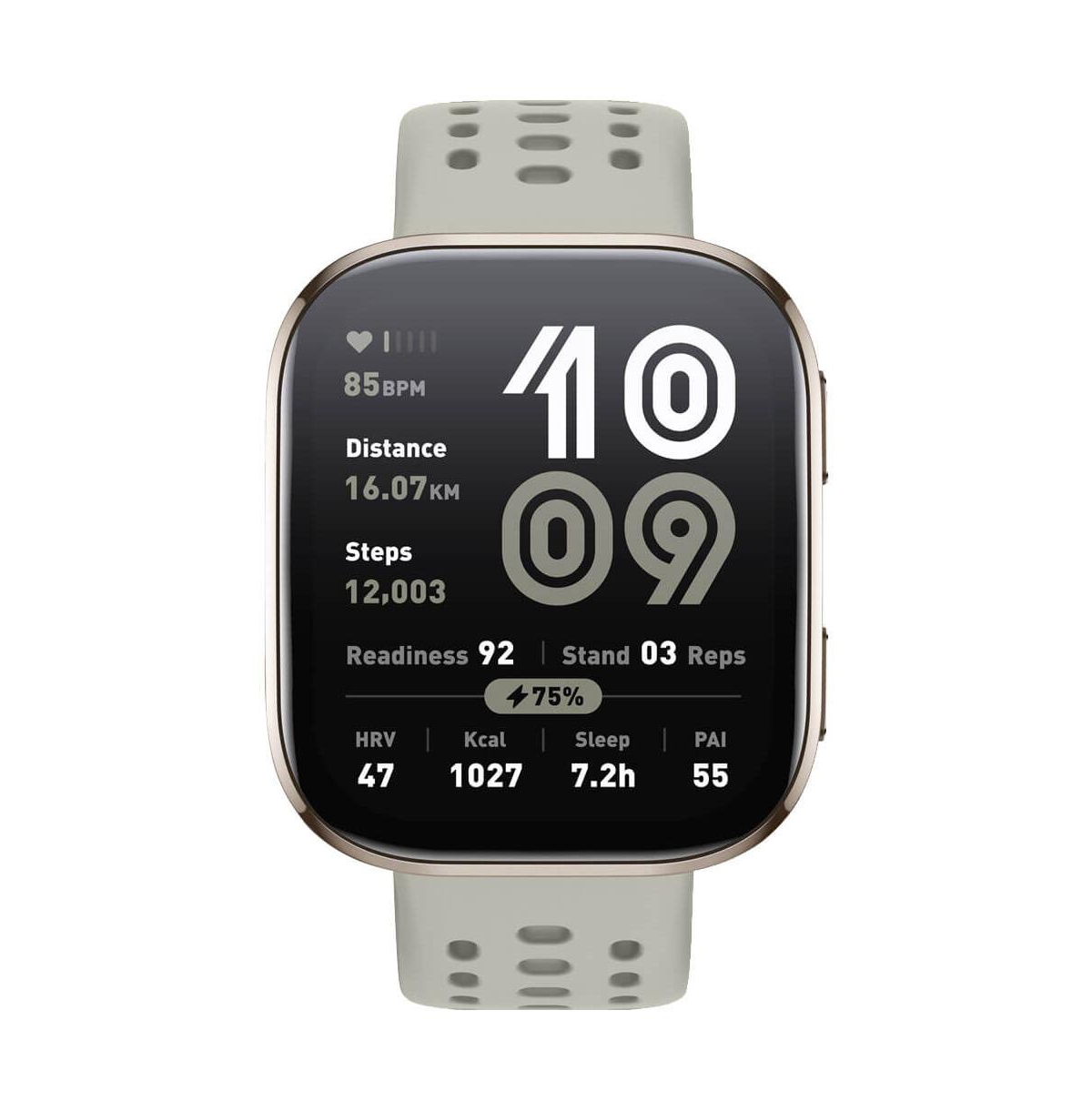 Bip 6 Health and Fitness Tracker - Stone - Grey