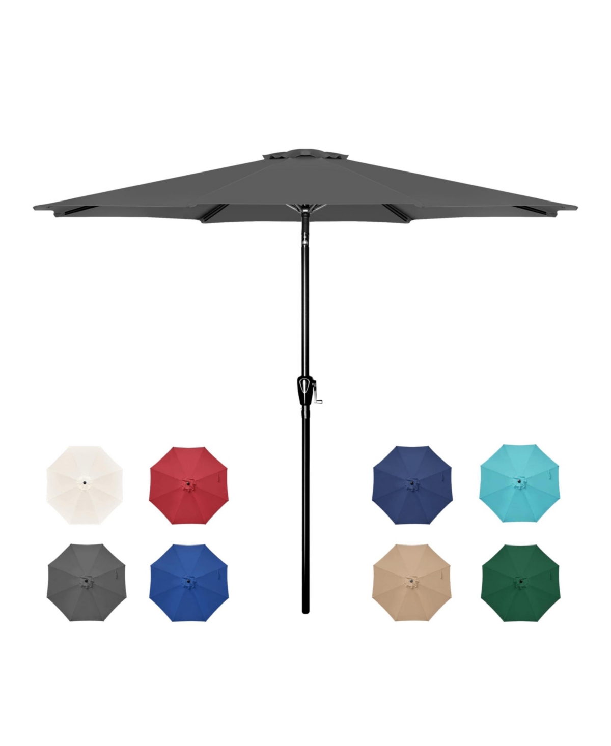 Flynama One Patio Umbrella Outdoor Table Market Yard Umbrella