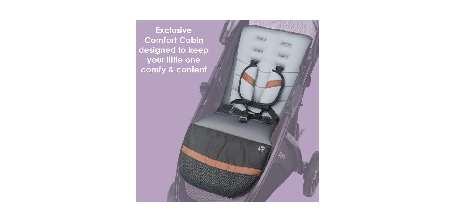 EZ Ride SE Stroller Travel System with Secure-Lift Infant Car Seat in Bluebell