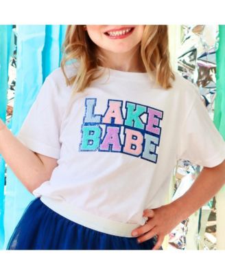 Baby Girls Lake Babe Patch Short Sleeve T-Shirt