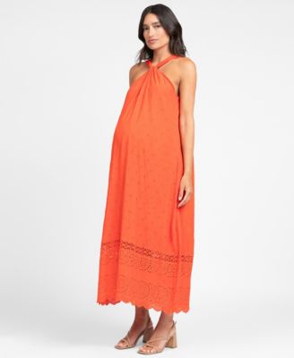 Seraphine - Women's Maternity Halterneck Dress