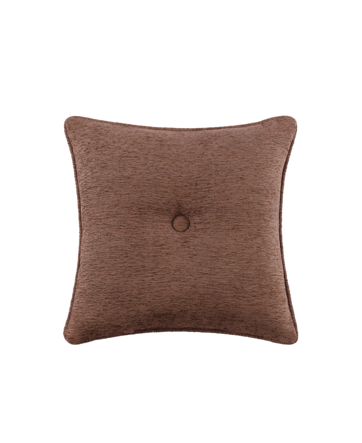 J Queen New York Weston Square Decorative Pillow, 18" X 18" In Brown