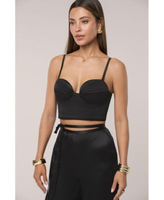 Thalia Textured Bustier