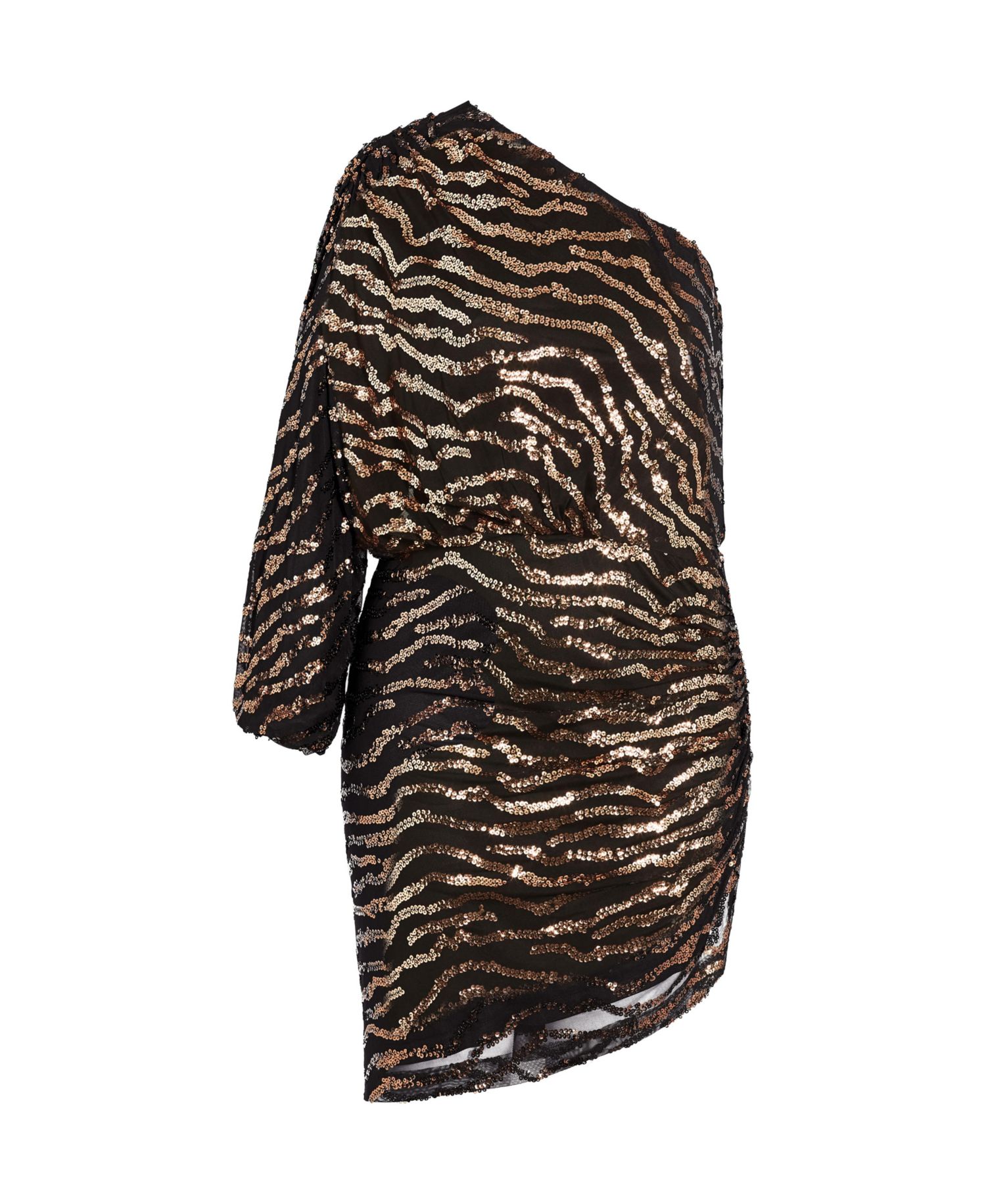 Women's Sequin Stripe Dress - emerald