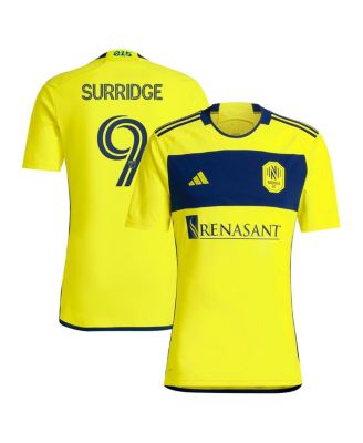adidas - Men's Sam Surridge Yellow Nashville SC 2024 The 615 Kit Replica Player Jersey