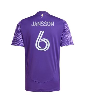 Men's Robin Jansson Purple Orlando City SC 2025 Perfect Storm Replica Player Jersey