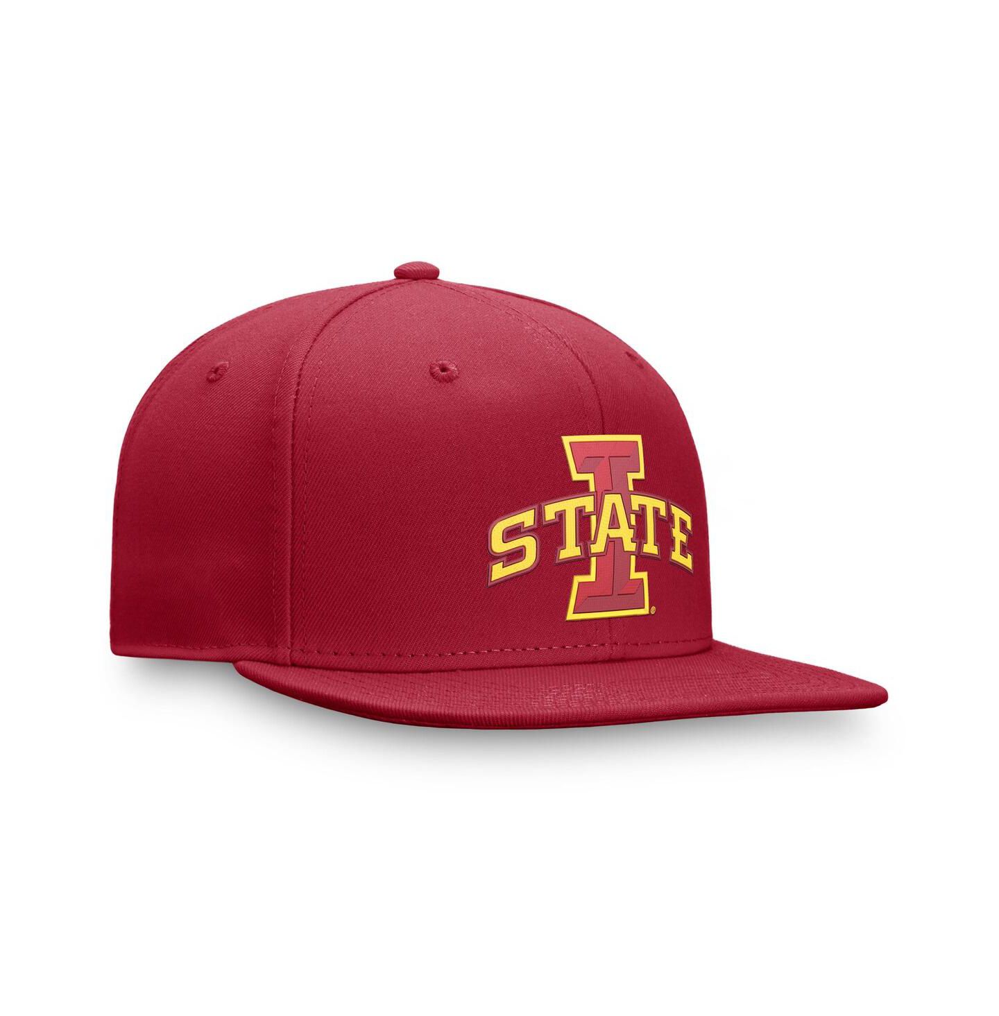 Мужская кепка Top of the World Cardinal Iowa State Cyclones Fundamental Snapback Hat — фото 3
