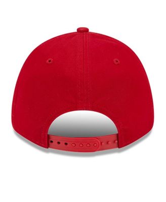 Men's Red Tampa Bay Buccaneers Outline 9FORTY Snapback Hat