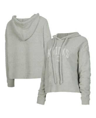 Concepts Sport - Women's Gray New York Knicks Ventura Comfy Pullover Hoodie