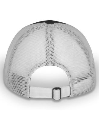 Women's Gray/White NASCAR Pit Box Adjustable Trucker Hat