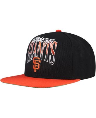 Mitchell & Ness - Men's Black San Francisco Giants Rise Up Snapback Hat