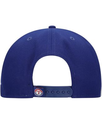 Men's Royal Texas Rangers Logo Strike 9FIFTY Snapback Hat