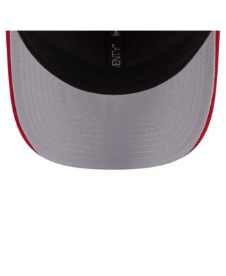 Men's Red Los Angeles Angels Flag 9SEVENTY Stretch-Snap Hat