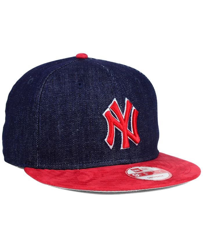 New Era New York Yankees Denim Suede 9FIFTY Snapback Cap & Reviews ...